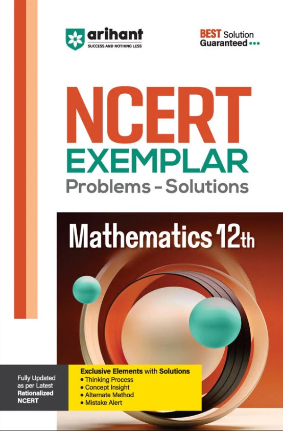 Arihant NCERT Exemplar Mathematics Class 12th Latest Rationalized Edition